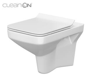 Cersanit Como Clean On, függő WC csésze ülőke nélkül, fehér, K32-020