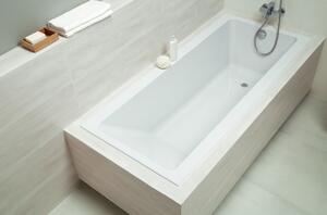 Cersanit Crea Slim akril kád 150x75cm + lábak, fehér, S301-233