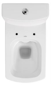 Cersanit Easy CleanOn, kombi WC öblítéssel 3 / 5l + hőre keményedő ülőke lassú zárással, fehér, K102-028