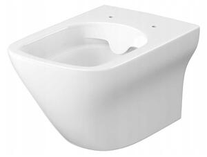 Cersanit Larga Square CleanOn, függő WC csésze ülőke nélkül, fehér, K120-004