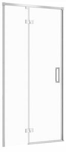 Cersanit Larga, nyíló szárnyas ajtó 100x195cm, balos kivitel, 6mm átlátszó üveg, króm profil, S932-121