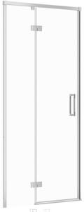 Cersanit Larga, nyíló szárnyas ajtó 90x195cm, balos kivitel, 6mm átlátszó üveg, króm profil, S932-120