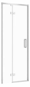 Cersanit Larga, szárnyas ajtó nyíló 80x195cm, balos kivitel, 6mm átlátszó üveg, króm profil, S932-119