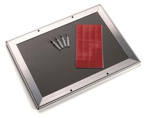 Posztertábla, fali, A4, alumínium keret, DURABLE (DB479623)