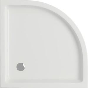 Cersanit TAKO zuhanytálca 80x80x4 cm, negyed kerek, fehér, S204-001