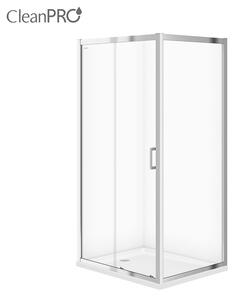 CERSANIT zuhanykabin ARTECO, átlátszó 100x80x190cm, króm, S157-011