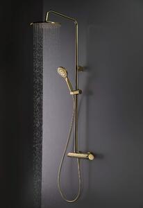 Deante Arnika, termosztatikus zuhanycsap esőgarnitúrával, arany, NAC_Z1QK