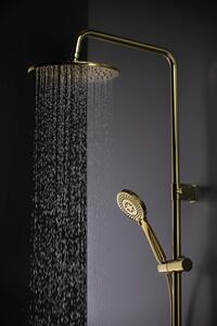 Deante Arnika, termosztatikus zuhanycsap esőgarnitúrával, arany, NAC_Z1QK