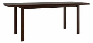Asztal Victorville 102, Dió, 76x90x160cm, Hosszabbíthatóság, Természetes fa furnér, Váz anyaga, Bükkfa