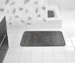 Sapho, DELHI Fürdőszobaszőnyeg 50x80 cm, 100% poliészter, sötétszürke
