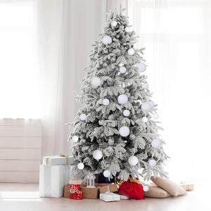 Tutumi, törhetetlen karácsonyi díszek 36db KL-21X09, fehér, CHR-00657