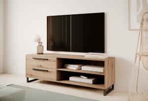 CELINE TV asztalok, 150x50,8x40, tölgy artisan/fekete