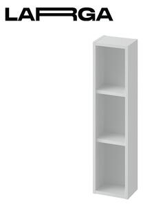 Cersanit Larga, magasan nyitott függő szekrény modulárisan 80x20cm, szürke, S932-096