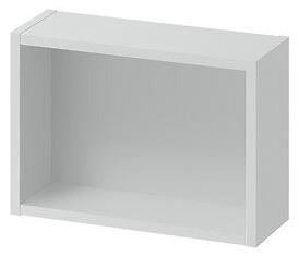Cersanit Larga, függesztett nyitott szekrény 40x28cm, matt szürke, S932-083