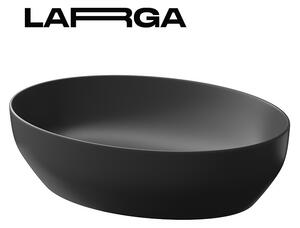 Cersanit Larga, asztali mosdó 50x38 cm, antracit matt, K677-014