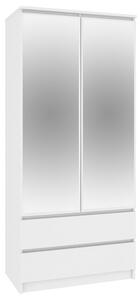 ARIVA S90 szekrény tükörrel, 90x180x51, fehér