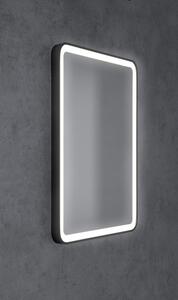 Sapho, VENERO tükör LED világítással 60x80cm, fekete