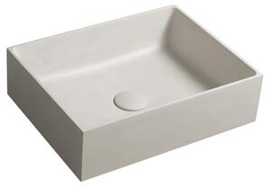 Sapho Sapho, FORMIGO beton munkalap mosogató, 47,5x36,5 cm, homok, FG114