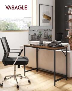 Íróasztal, számítógép asztal, rusztikus barna 100x50x75cm