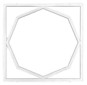 V-TAC 72W 60x60cm Nyolcszög élvilágító panel, hideg fehér - SKU 24217