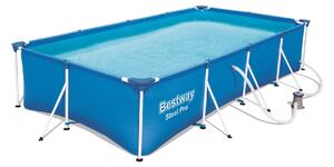 Bestway Steel Pro medence4,00 x 2,11 x 0,81 m 56424 + szűrőbetétes szűrés