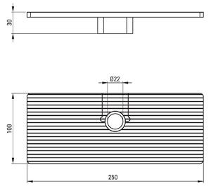 Deante szappantartó zuhanyoszlopokhoz (rúdátmérő 19,22,24 és 25mm), ANM_001K