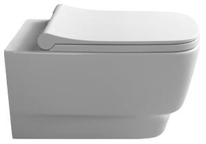 Sapho, BELLO fali WC csésze, Perem nélküli, 35,5x53 cm, fehér