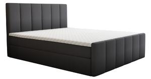 KONDELA Boxspring ágy, 140x200, szürke, STAR