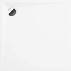 Deante Kerria Plus, négyzet alakú akril kád 90x90x3 cm, mélység 1,5 cm, tömör technológia, fehér, KTS_041B