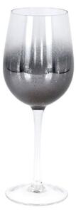 Belle ombre boros pohár fekete csillám hatással 420ml - Raktáron