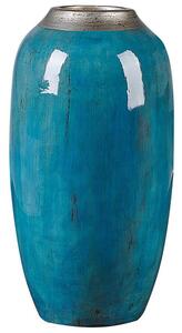 Terrakotta Dekor váza 42 Kék Ezüst MILETUS