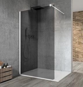 Sapho, VARIO WHITE egyrészes zuhanyparaván falra szerelhető, füstölt üveg, 700 mm, GX1370GX1015