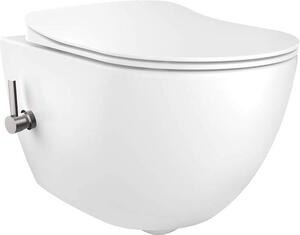 Deante Peonia Zero, lógó WC csésze bidé funkcióval, üléssel, fehér, CBP_6WPW