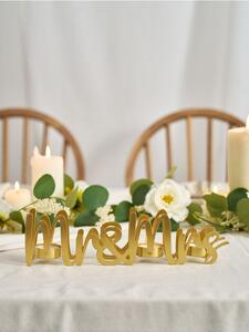 Sinsay - Dekoratív gyertyatartó Mr & Mrs - arany