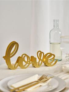 Sinsay - Dekoratív gyertyatartó Love - arany