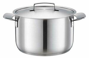 FISKARS All Steel Fazék fedővel, 5 l, 22 cm