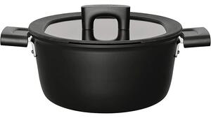 Fiskars Hard Face 22cm Lábas - Fekete