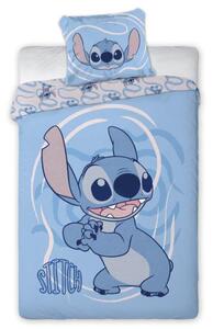 Disney Lilo and Stitch gyerek kék ágyneműhuzat 135x100cm+40x60cm Faro
