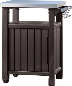 Keter Unity 105L Kerti Grill Asztal - Barna