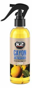 K2 Deocar Illatosító Porlasztós 250ml - Citrom