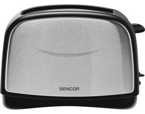 SENCOR STS 2651 Kenyérpirító, 2 szeletes, 7 intenzítás, 850W, Fekete/Inox