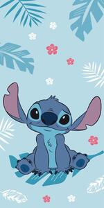 Jerry Fabrics Mintás gyerek törülköző - Lilo és Stitch - kék | 70 x 140 cm