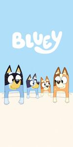 Jerry Fabrics Mintás gyerek törülköző - Bluey | 70 x 140 cm