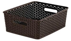 Univerzális rattan kosár, barna