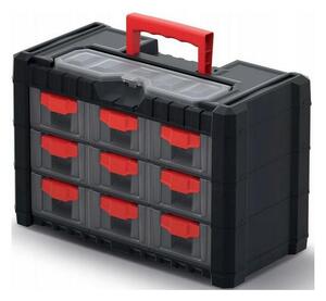 Prosperplast KMC303 Rendszerező - Multicasecargo, 9 Fiókos, 40x20x26 cm