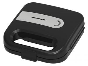 HEINNER Szendvicssütő 750W 2 szendvics nem tapadós fekete SM-K750FSBK