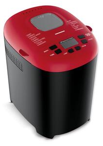 HEINNER HBM-915BKR PastryChef Kenyérsütő, 15 program, kapacitás: 700-900g, LCD kijelző, 550W, Fekete/Piros