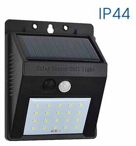 VIVALUX, 004728, PIN Szolár LED reflektor, mozgásérzékelővel, 0,5W, 4000K, 110lm, IP44, Fekete
