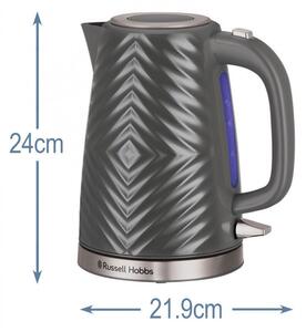 Russell Hobbs Groove 1,7L szürke vízforraló 2400W