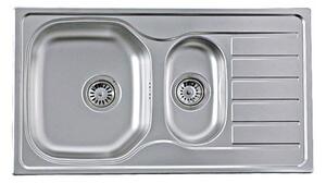 AEB 860 860x500 mm rozsdamentes mosogatótálca